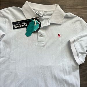 Tulones White collard T- Shirt